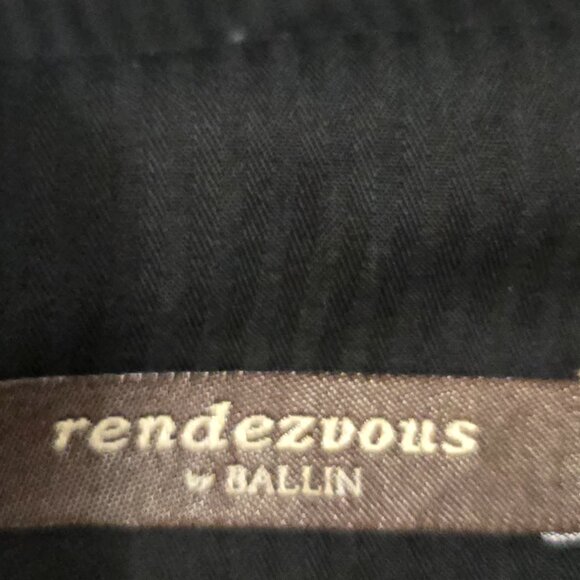 Men Rendezvous Ballin Gray Plaid Windowpane Wool Lined Dress Pants Slacks, 33W - Picture 7 of 7